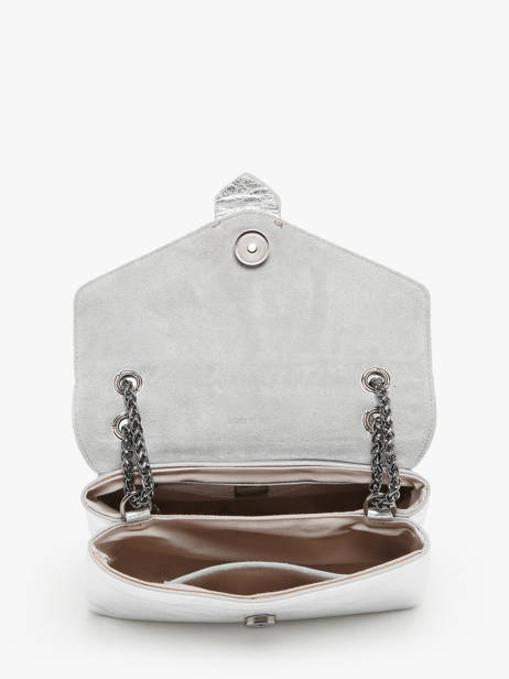Sac Bandoulière Jana Irise Cuir Etrier Argent jana irise EJIR002R vue secondaire 3