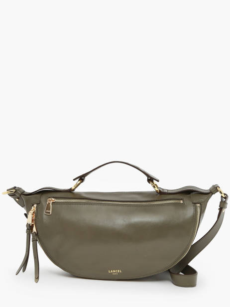 Sac Bandoulière M Origami Cuir Lancel Vert origami A12528
