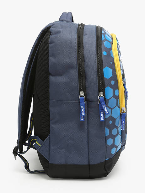 Sac à Dos 3 Compartiments Real madrid Bleu real 24BR204B vue secondaire 2