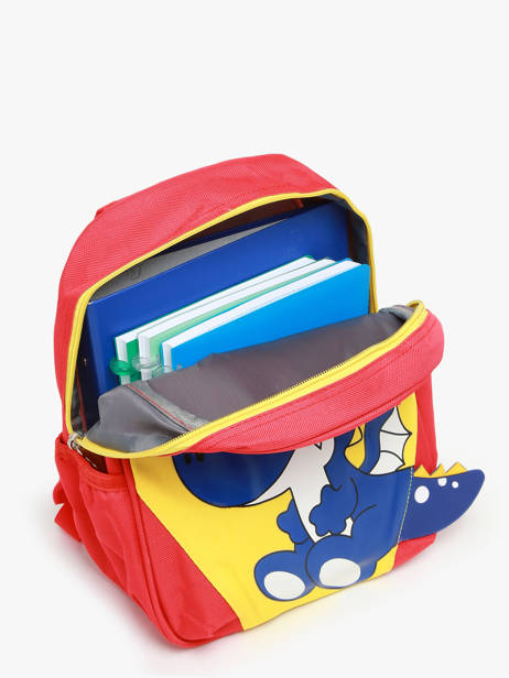 Mini Sac à Dos Miniprix Rouge animal 806 vue secondaire 3