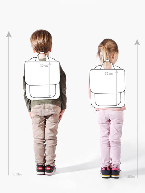 Mini Sac à Dos Miniprix Bleu animal 608 vue secondaire 1