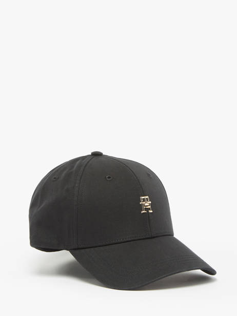 Casquette Tommy hilfiger Noir elevated chic AW16843 vue secondaire 1