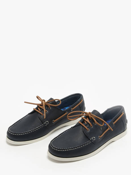 Chaussures Bateau Orland En Cuir Redskins Bleu men ORLAND vue secondaire 1