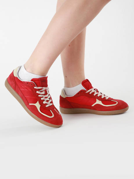 Sneakers Tb.490 Rife En Cuir Alohas Rouge women 10071001 vue secondaire 1
