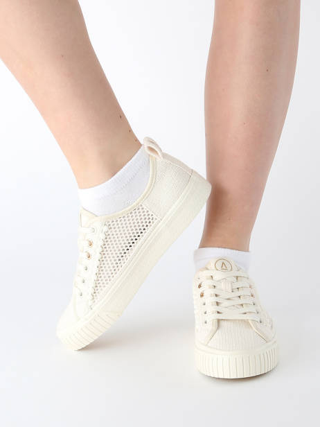 Sneakers Armistice Blanc women GANATAVE vue secondaire 1