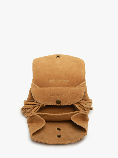 Porte-monnaie M Le Gustave Folk Cuir Paul marius Marron folk GUSTMFOL vue secondaire 1