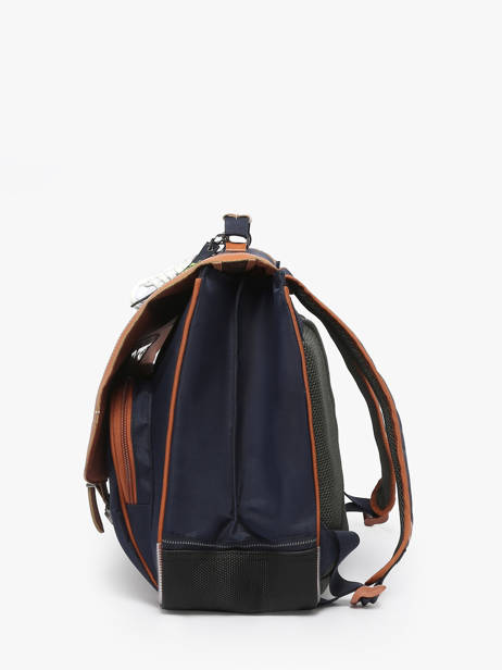 Cartable 2 Compartiments Tann's Bleu les fantaisies g 41111 vue secondaire 2