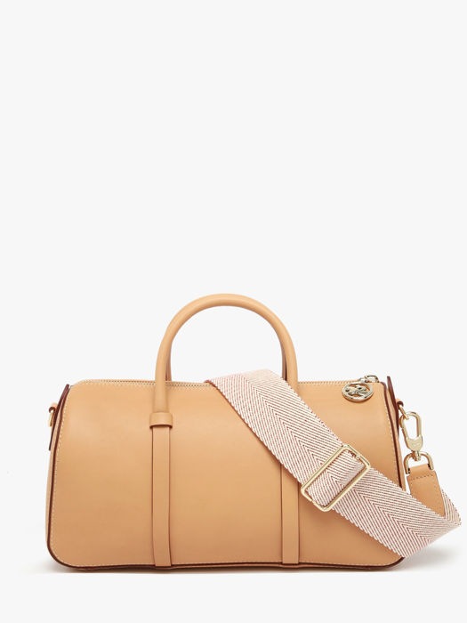 Longchamp Daylong chevron Sacs porté main Beige