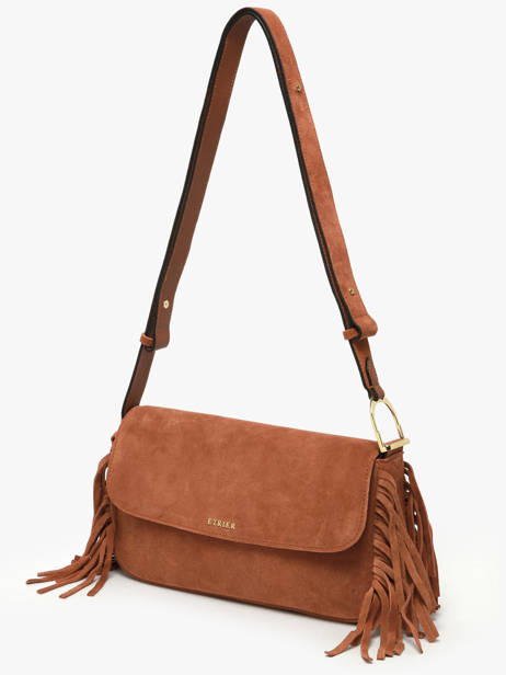 Sac Porté épaule Country Cuir Etrier Marron country ECOU145M vue secondaire 3