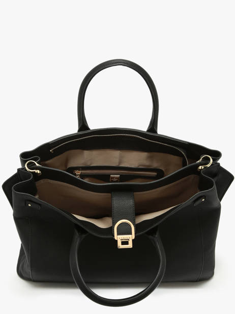 Sac Porté Main / A4 L Equestre Cuir Etrier Noir equestre EEQT142L vue secondaire 3