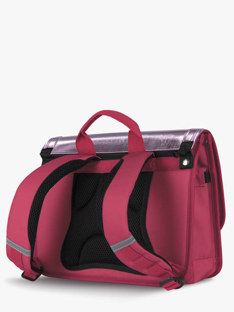 Cartable 2 Compartiments Cabaia Rose school S vue secondaire 4