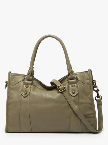 Sac Porté Main Cow Cuir Basilic pepper Vert cow BCOW22 vue secondaire 4