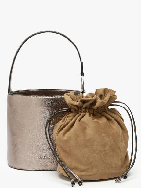 Sac Bandoulière Jolly Cuir Etrier Marron jolly EJOL146M vue secondaire 5