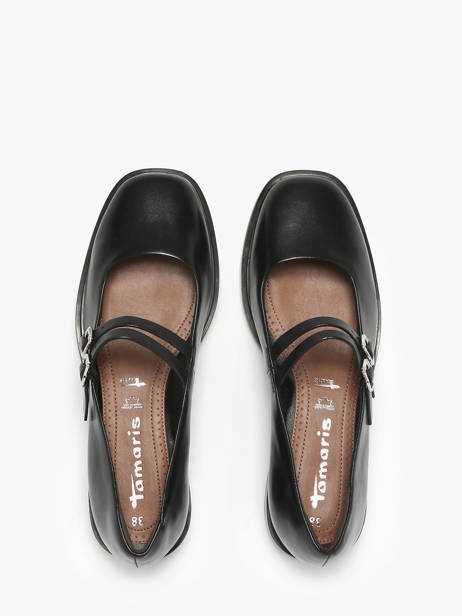 Ballerines Avec Brides En Cuir Tamaris Noir women 45 vue secondaire 4