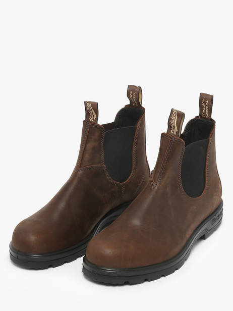 Chelsea Boots  En Cuir Blundstone Marron men 1609 vue secondaire 2