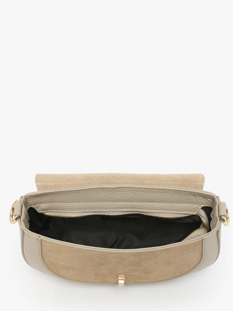 Sac Bandoulière Velvet Caviar Cuir Milano Beige velvet caviar VC25069 vue secondaire 3