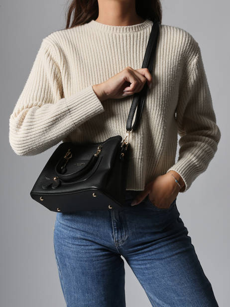 Sac Bandoulière Grained Miniprix Noir grained H6931 vue secondaire 1