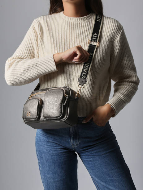 Sac Bandoulière Pocket Lulu castagnette Argent pocket ZAHRA vue secondaire 1