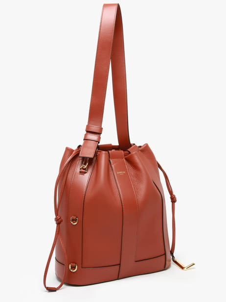 Sac Bandoulière Elles Cuir Lancel Rouge elles A13980 vue secondaire 2