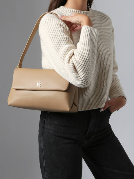 Sac Bandoulière Modern Tommy Polyester Recyclé Tommy hilfiger Marron modern tommy AW17695 vue secondaire 1