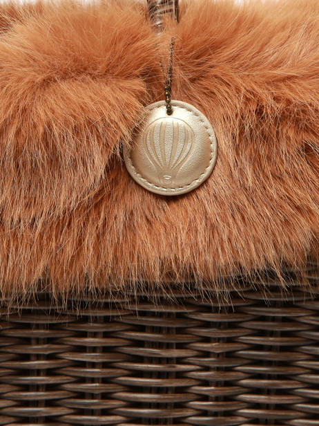 Cabas Doudou Le voyage en panier Marron doudou S vue secondaire 3