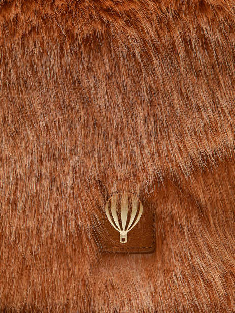 Sac Porté épaule Doudou Fourrure Le voyage en panier Marron doudou AHP262 vue secondaire 2