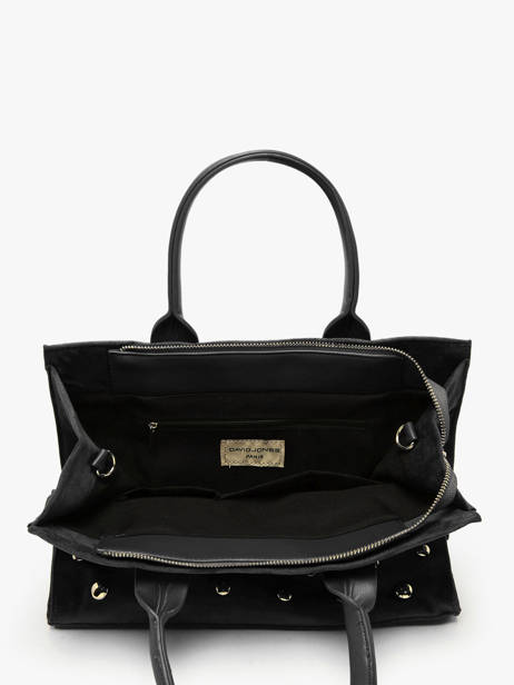 Sac Porté Main A4 Stud David jones Noir stud CM7868 vue secondaire 3