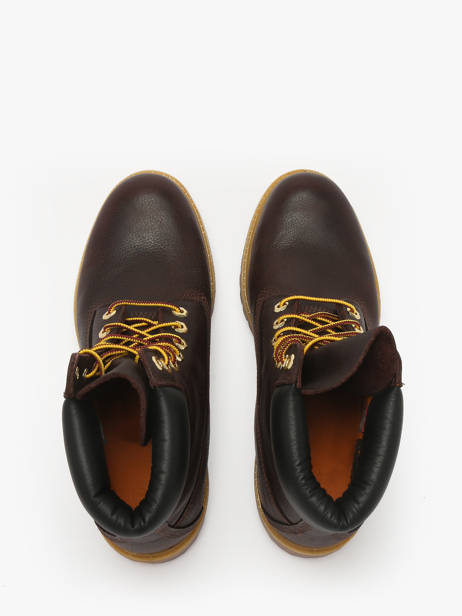 Bottines En Cuir Timberland Marron men 2P6WEXU1 vue secondaire 3