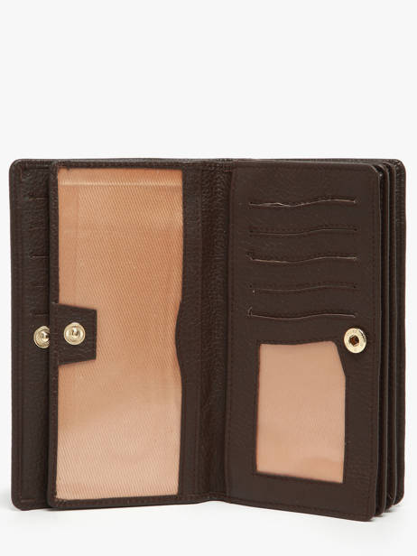 Portefeuille Caviar Cuir Crinkles Marron caviar 14001 vue secondaire 2