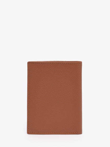 Portefeuille M Vertical Zippé Charles Cuir Le tanneur Marron charles TCHA3311 vue secondaire 3