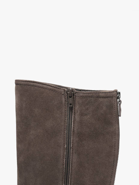 Bottes à Talon En Cuir Gabor Gris women 10 vue secondaire 3