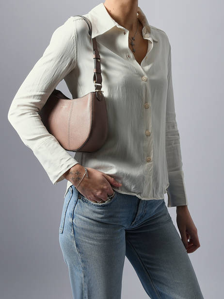 Sac Bandoulière Juliette Cuir Le tanneur Rose juliette TJET1050 vue secondaire 1