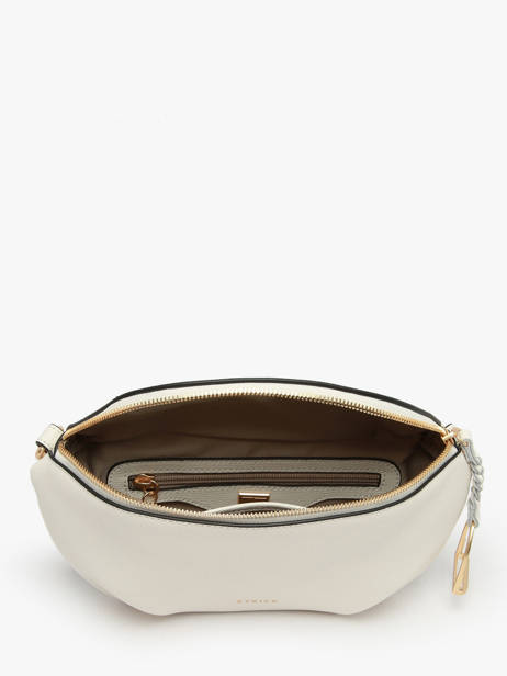 Sac Banane Torsade Cuir Etrier Blanc torsade ETOS022M vue secondaire 2