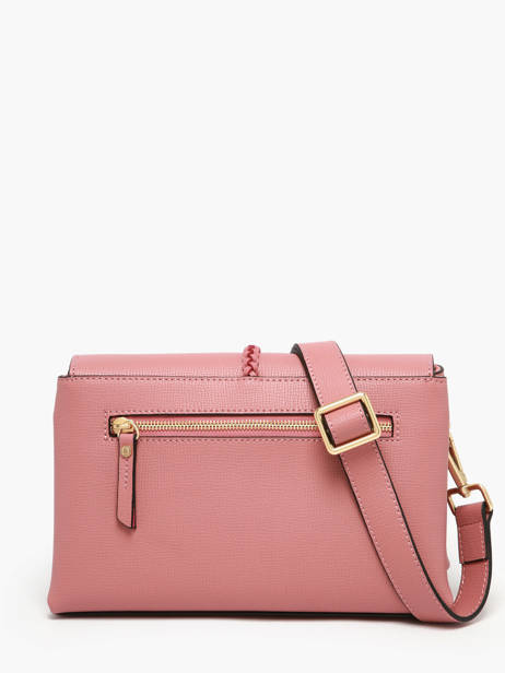 Sac Bandoulière M Torsade Cuir Etrier Rose torsade ETOS169M vue secondaire 4
