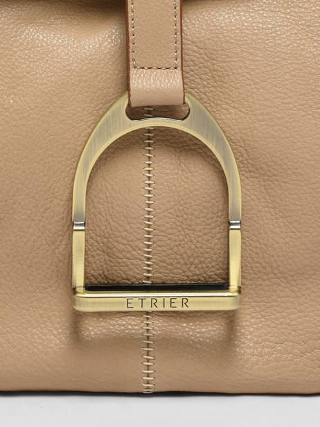 Sac Porté épaule M Etalon Cuir Etrier Beige etalon EETA197M vue secondaire 5