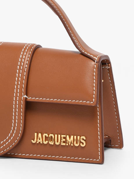 Sac Bandoulière D'occasion Mini Bambino Cuir Jacquemus Marron second life 1560098 vue secondaire 2