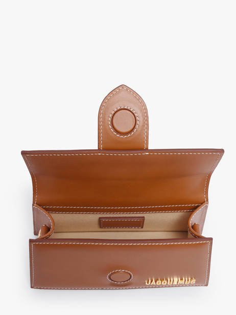 Sac Bandoulière D'occasion Mini Bambino Cuir Jacquemus Marron second life 1560098 vue secondaire 5