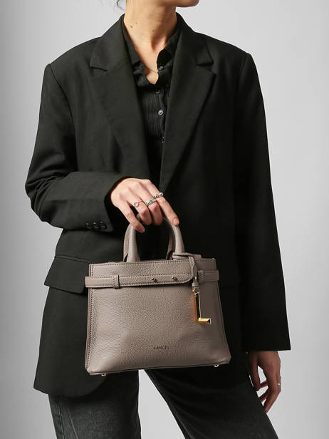 Sac Bandoulière Faubourg Cuir Lancel Gris faubourg A13527 vue secondaire 1