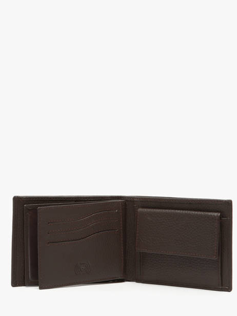 Portefeuille Caviar Cuir Crinkles Marron caviar 14082 vue secondaire 3