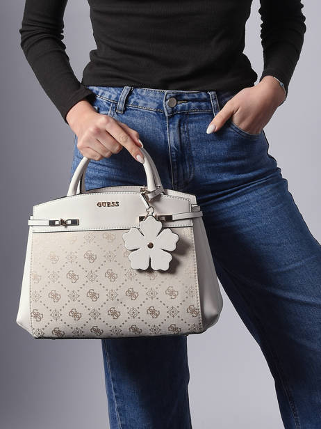 Sac Porté Main Melinda Logo Polyester Guess Blanc melinda logo JP990206 vue secondaire 1