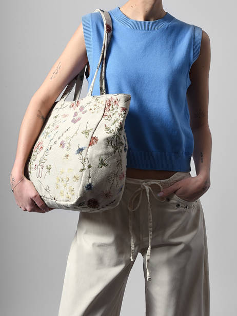 Sac Porté épaule Alocasia Coton Woomen Beige alocasia WALO01 vue secondaire 1