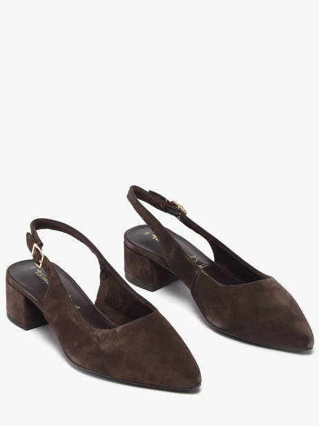 Escarpins En Cuir Tamaris Marron women 42 vue secondaire 1