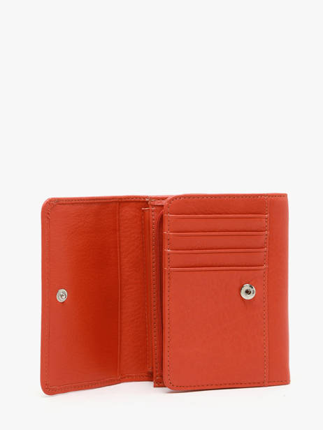 Porte-monnaie Ange Cuir Arthur & aston Orange ange 164 vue secondaire 2