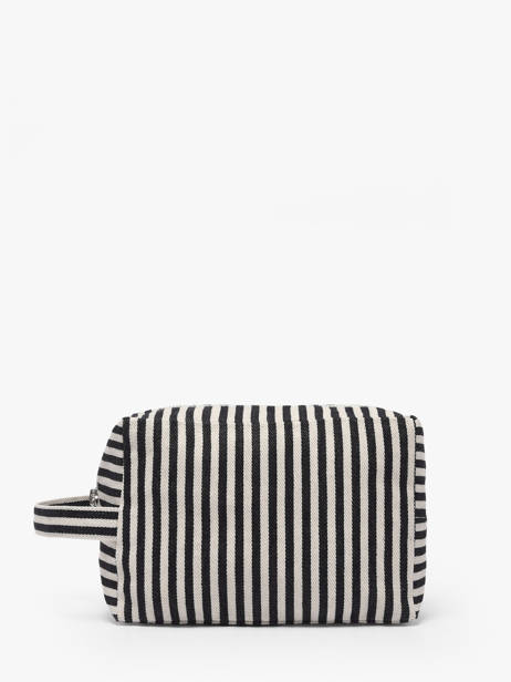 La Trousse Tournelles Xl Striped Coton Recyclé Rivedroite Noir spring striped TOUXLSTR vue secondaire 2