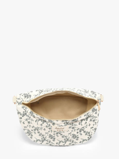 Sac Banane Miniprix Blanc amour S047 vue secondaire 2