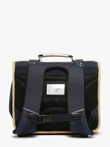 Cartable 2 Compartiments Cameleon Bleu vintage fantasy PBVGCA35 vue secondaire 4