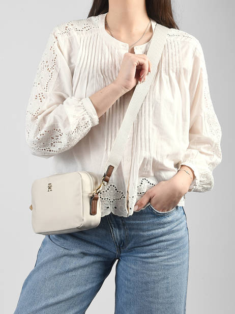 Sac Bandoulière Popette Nylon Tommy hilfiger Blanc popette AW17704 vue secondaire 1