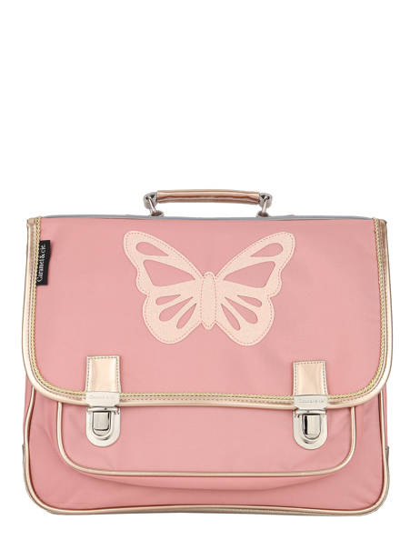 Cartable 2 Compartiments Caramel et cie Rose boheme FI