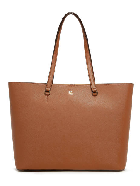 Sac Cabas Karly Cuir Lauren ralph lauren Marron karly 31911655